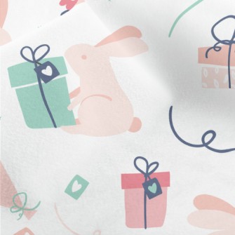 Cute Gift Rabbit Micro Fleece