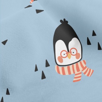 Smart Cartoon Penguin Micro Fleece