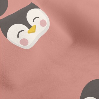 Cute Smiling Penguin Micro Fleece