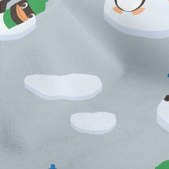 Keep Warm Penguin Family Micro Fleece