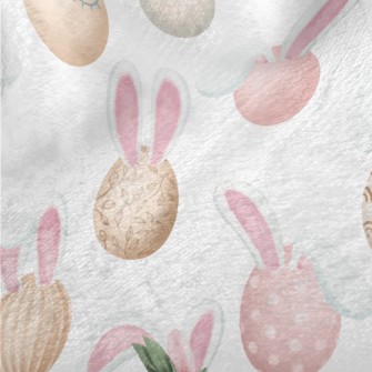 Elegant Rabbit Ears Easter Egg Minky