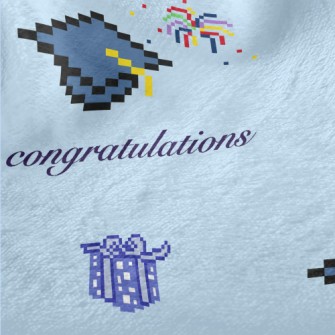 Pixel Style Graduation Cap Minky