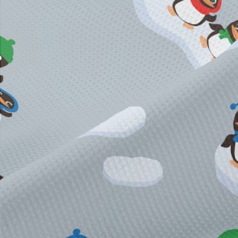 Keep Warm Penguin Family Piqué