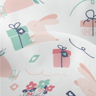 Cute Gift Rabbit Lightweight Performance Linen