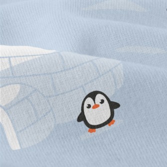 Igloo And Cute Penguins Modern Jersey