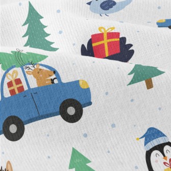 Celebrating Christmas Animals Modern Jersey