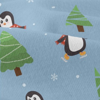 Penguins Skating In The Snow Modern Jersey