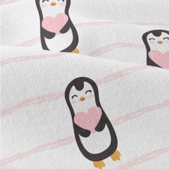 Cute Penguin Holding Heart Modern Jersey
