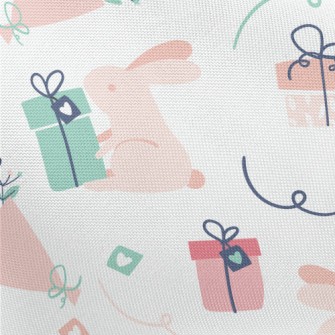 Cute Gift Rabbit Pongee