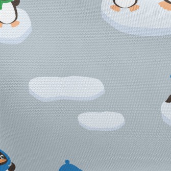 Keep Warm Penguin Family Pongee