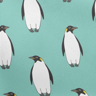 Hand Drawn Emperor Penguin Pongee