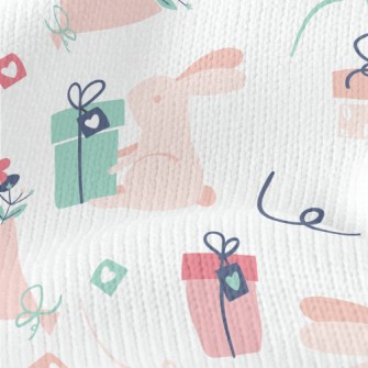 Cute Gift Rabbit Stretch Jersey