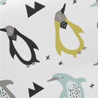 Artistic Graffiti Penguin Midweight Cotton Poplin