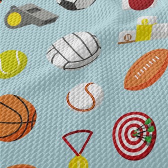 Various Ball Sports Birdseye Piqué