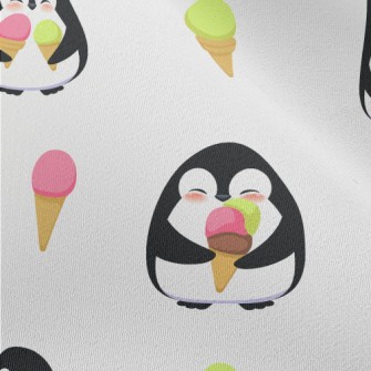 Penguin Eating Tricolor Cone Chiffon