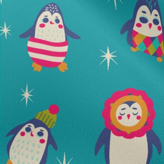 Colorful Penguin Dress Up Chiffon
