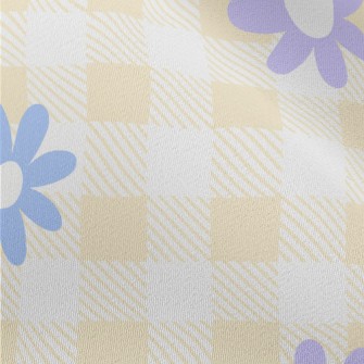 Colored Daisy Doodle Chiffon