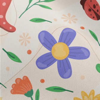 Cartoon Spring Garden Chiffon