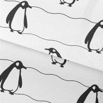 Simple Black And White Penguin Waterproof Oxford