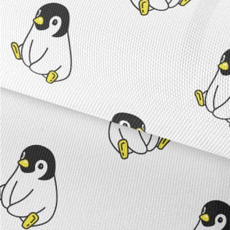 Cute Sitting Penguin Waterproof Oxford