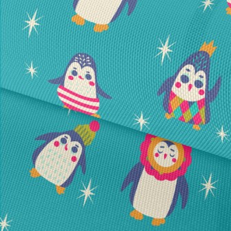 Colorful Penguin Dress Up Waterproof Oxford