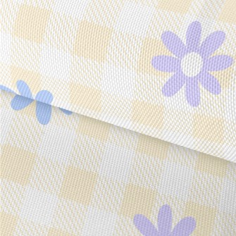 Colored Daisy Doodle Waterproof Oxford