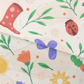 Cartoon Spring Garden Waterproof Oxford