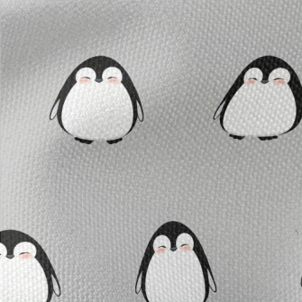 Cute Smiling Penguin Waterproof Canvas