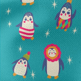 Colorful Penguin Dress Up Waterproof Canvas