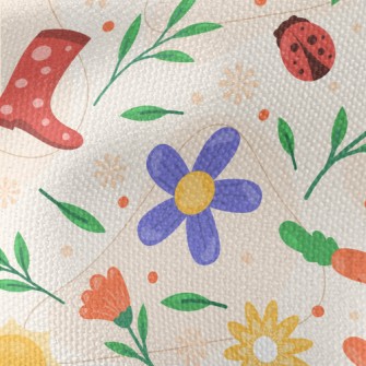 Cartoon Spring Garden Waterproof Canvas