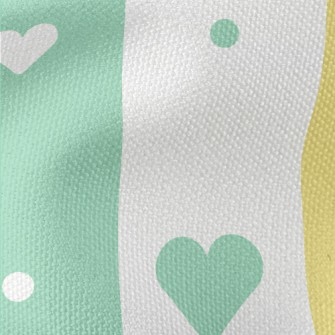Colorful Love Stripes Waterproof Canvas