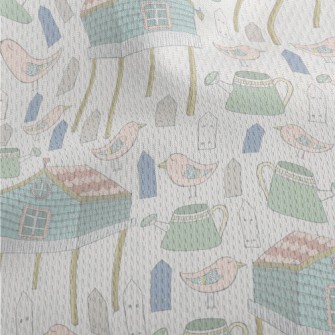 Hand Drawn Happy Farm Athletic Mesh Flat Back