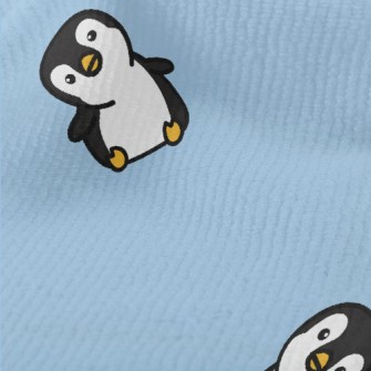 Cartoon Penguin With Tilted He Terry