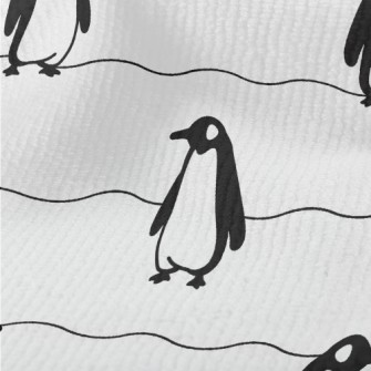 Simple Black And White Penguin Terry