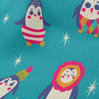 Colorful Penguin Dress Up Terry