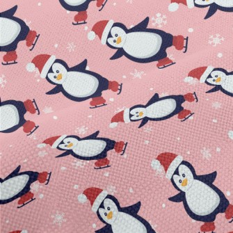 Christmas Skating Penguin Performance Linen