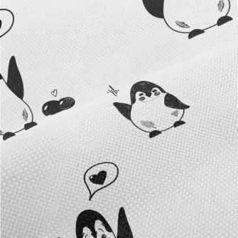 Hand Drawn Black And White Pen Performance Linen