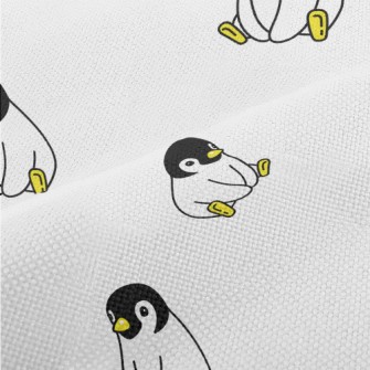 Cute Sitting Penguin Performance Linen