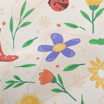 Cartoon Spring Garden Performance Linen