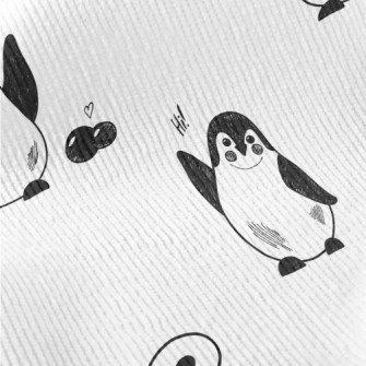 Hand Drawn Black And White Pen Standard Corduroy