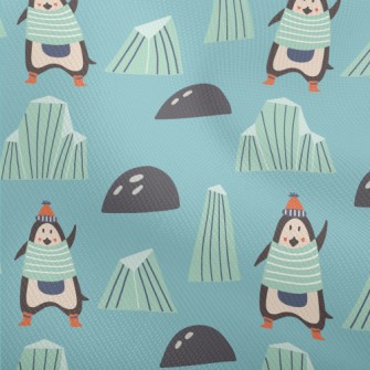 Cartoon Penguin With Ice Floe Dobby