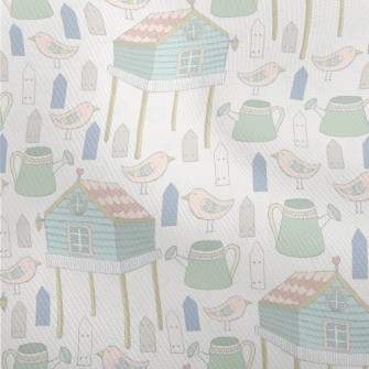 Hand Drawn Happy Farm Dobby