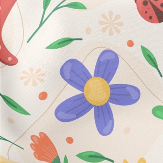 Cartoon Spring Garden Stretch Ponte