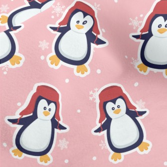 Warm Wool Hat Penguin Micro Fleece