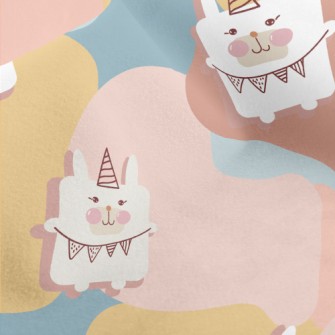 Cute Party Bunny Micro Fleece