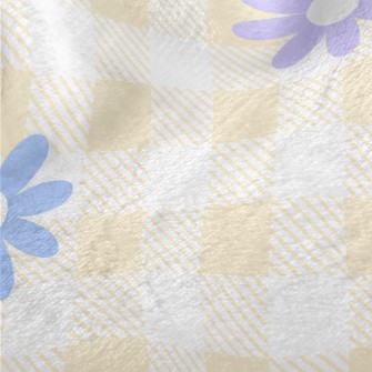 Colored Daisy Doodle Minky