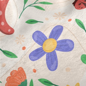 Cartoon Spring Garden Minky