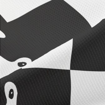Black And White Plaid Penguin Piqué