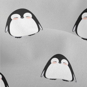 Cute Smiling Penguin Lightweight Performance Linen