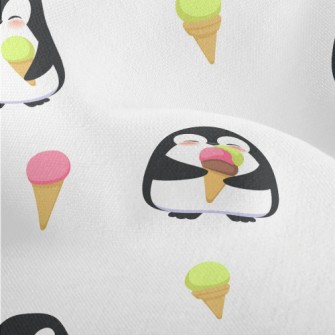 Penguin Eating Tricolor Cone Lightweight Performance Linen